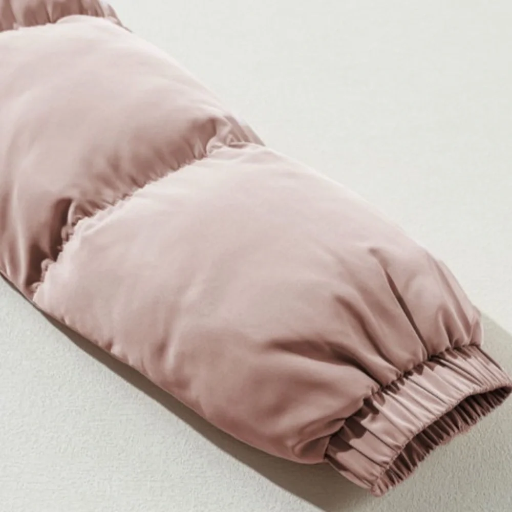 Pink Full Zipper Quilted Puffer Jacket - Picture 10 of 13